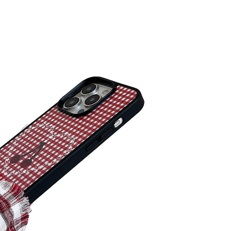 Sweet Heart Cherry Chain Phone Case