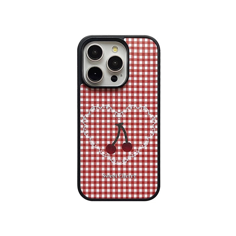 Sweet Heart Cherry Chain Phone Case