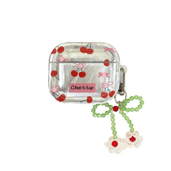 Sweet Cherry Bow Case For AirPods