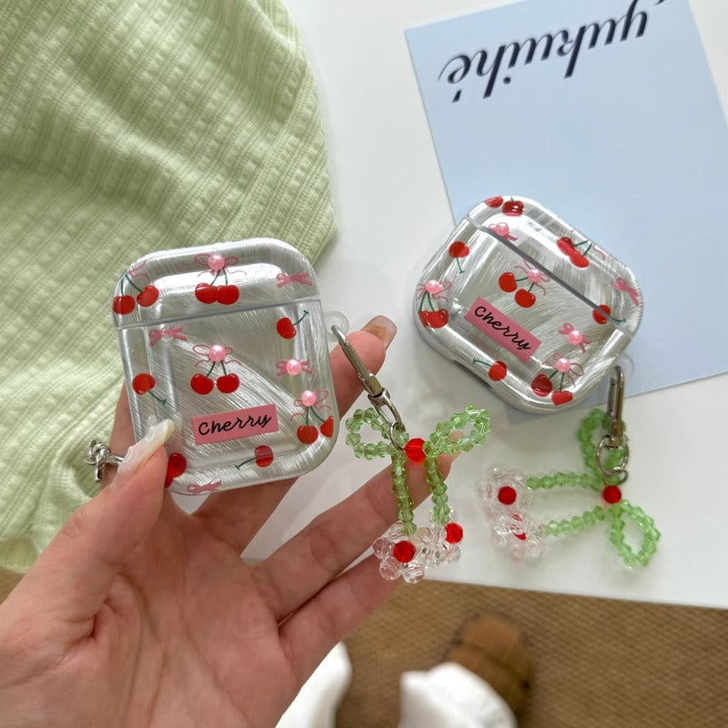 Sweet Cherry Bow Case For AirPods