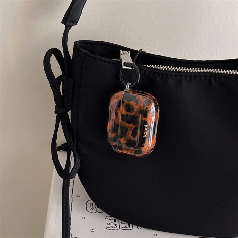 Leopard Print Amber Case For AirPods