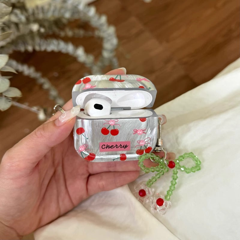 Sweet Cherry Bow Case For AirPods