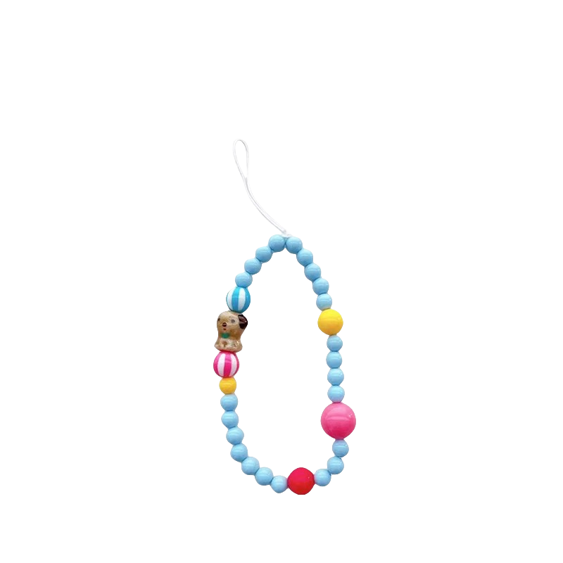 Beaded Cute Cartoon Puppy Phone Chain