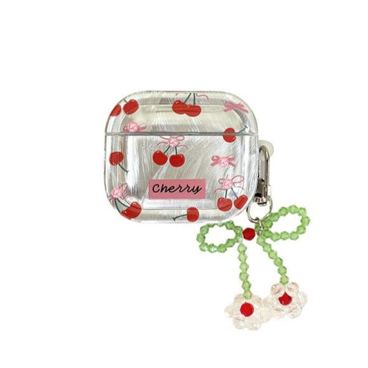 Sweet Cherry Bow Case For AirPods