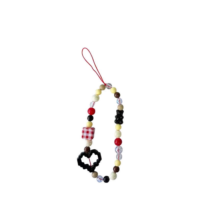 Beaded Cute Cartoon Puppy Phone Chain